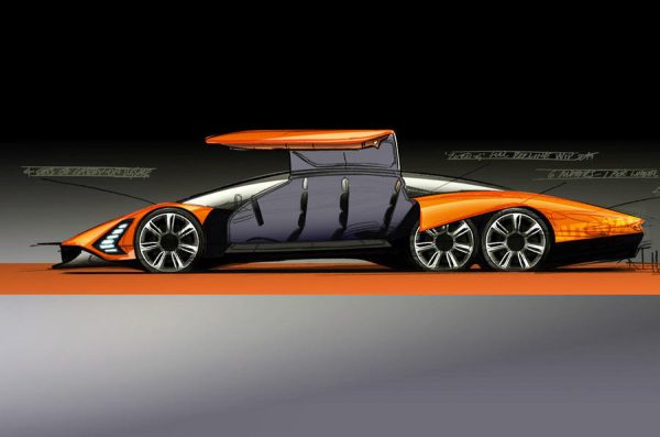 Known for building a car with 1,800 hp - now they want to build one with 6 wheels!