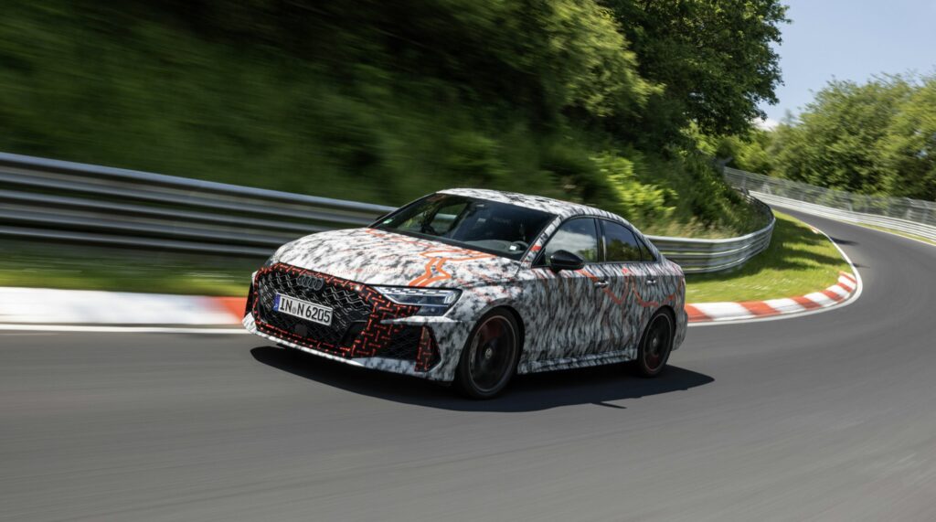 Ny banerekord: Audi RS 3 imponerer på Nürburgring