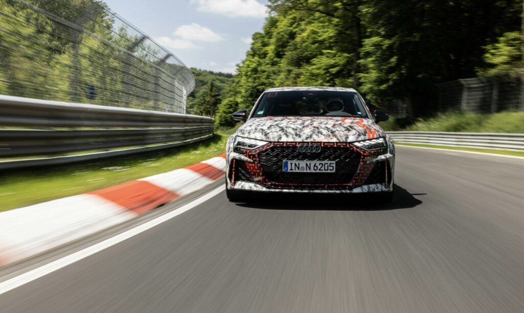 Ny banerekord: Audi RS 3 imponerer på Nürburgring