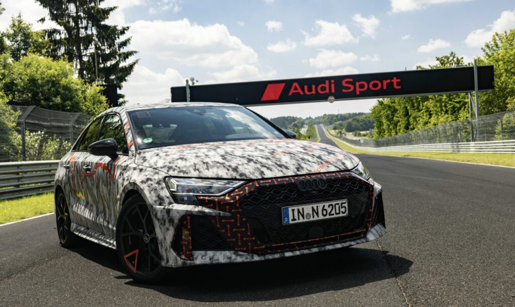 Ny banerekord: Audi RS 3 imponerer på Nürburgring